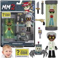 DEV SERIES MURDER MYSTERY 2 FIGURKI RESEARCH FACILITY KOD DO GRY MM2 ROBLOX