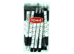 DŁUGOPIS AUTOMATYCZNY S-FINE CZARNY 0,5MM TOMA SUNNY TO-069