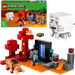 LEGO MINECRAFT ZASADZKA W PORTALU DO NETHERU KLOCKI FIGURKI 352 EL. 21255