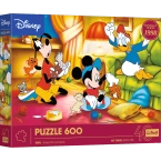 PUZZLE 600 EL. 40 LECIE TREFL MYSZKA MIKI I PRZYJACIELE UKŁADANKA 37601