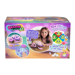 INTERAKTYWNY ŻÓŁW RESCUE TURTLE NIEBIESKI DŹWIĘKI ŚWIATŁO SKŁADA JAJA