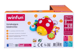 INTERAKTYWNA BIEDRONKA UCIEKAJĄCA DO NAUKI RACZKOWANIA DŹWIĘKI WINFUN