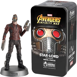 STARLORD STRAŻNICY GALAKTYKI FIGURKA 1:18 EAGLEMOSS METALOWA PUSZKA MARVEL