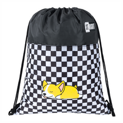 PLECAK SZKOLNY PIÓRNIK WOREK ST.RIGHT 3w1 BP-58 SZACHOWNICA PIESEK CORGI