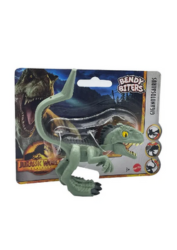 JURASSIC WORLD DINOZAUR GIGANTOZAUR MATTEL BENDY BITERS GIĘTKA FIGURKA
