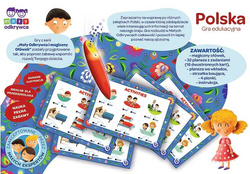 GRA EDUKACYJNA POLSKA MAGICZNY OŁÓWEK 100 PYTAŃ GRA PLANSZOWA - TREFL 02114