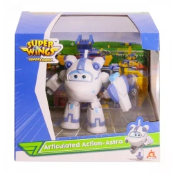 SUPER WINGS SAMOLOT TRANSFORMUJĄCY ROBOT ASTRA FIGURKA RUCHOMA