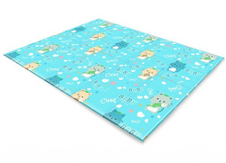 MATA PIANKOWA SKŁADANA DWUSTRONNA KOTKI LONDYN