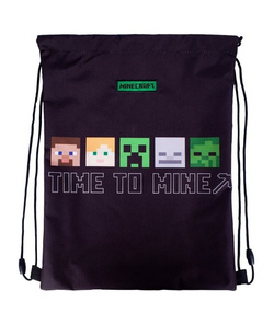 WOREK SZKOLNY PLECAK SPORTOWY NA BUTY MINECRAFT