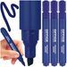 MARKER PERMANENTNY OFFICE PRODUCTS NIEBIESKI PISAK WODOODPORNY - 3 szt.