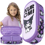 PIÓRNIK SZKOLNY SASZETKA DLA DZIEWCZYNKI ST.MAJEWSKI KRÓLIK BLACK KUROMI