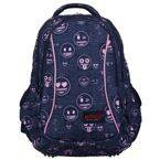 PLECAK SZKOLNY TRZYKOMOROWY EMOJI EMOTKI EMOTIKONY PINK BP-26 ST. MAJEWSKI