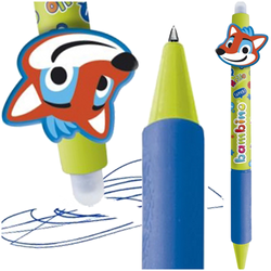 DŁUGOPIS WYMAZYWALNY ŚCIERALNY ERGONOMICZNY UCHWYT NIEBIESKI BAMBINO  2 szt