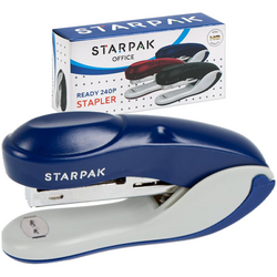 ZSZYWACZ BIUROWY KIESZONKOWY GRANATOWY STARPAK ZSZYWA DO 12 KARTEK 