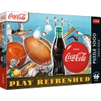PUZZLE 1000 ELEMENTÓW COCA-COLA: CHWILA ORZEŹWIENIA UKŁADANKA TREFL 12101