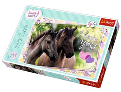 PUZZLE KOCHAMY KONIE SWEET LOVELY 260 EL - TREFL