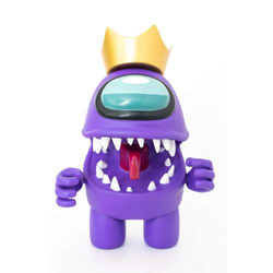 FIGURKA AMONG US FIOLETOWY IMPOSTOR 22CM + CZAPKI