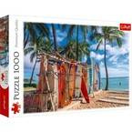 PUZZLE 1000 ELEMENTÓW PLAŻA WAIKIKI HAWAJE UKŁADANKA - TREFL 10742 