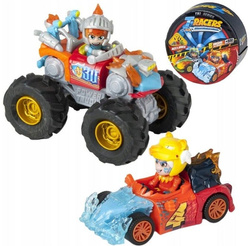 T-RACERS TURBO WHEEL KOŁO AUTKO NIESPODZIANKA Z FIGURKĄ KIEROWCY SERIA 1