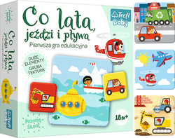 GRA UKŁADANKA CO LATA JEŹDZI PŁYWA POJAZDY - TREFL
