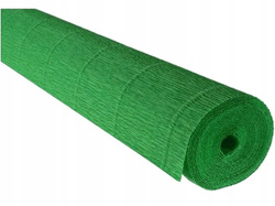 KREPINA WŁOSKA 563 BIBUŁA MARSZCZONA 50x250cm 180g ZIELONA ZIELEŃ