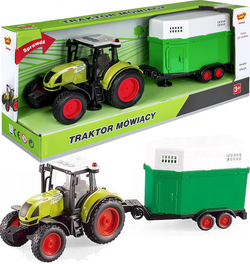 TRAKTOR Z PRZYCZEPĄ KONNĄ INTERAKTYWNY SMILY PLAY