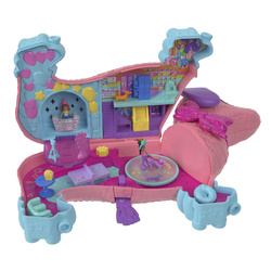 POLLY POCKET IMPREZKA URODZINOWA PIESKA LALECZKI 25 NIESPODZIANEK MATTEL