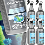 CLINEX DEZOFAST PŁYN DO DEZYNFEKCJI POWIERZCHNI BAKTERIOBÓJCZY 1L - 4 szt.