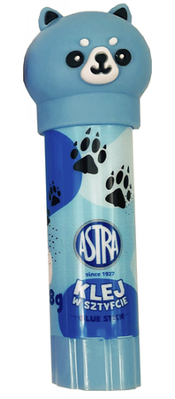 KLEJ SZKOLNY W SZTYFCIE Z FIGURKĄ 8g ZWIERZĄTKA ZMYWALNY ASTRA - 3 sztuki