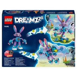 LEGO DREAMZzz IZZIE I GAMERSKI BUNCHU KRÓLIK DESKOROLKA FIGURKI 252EL 71490