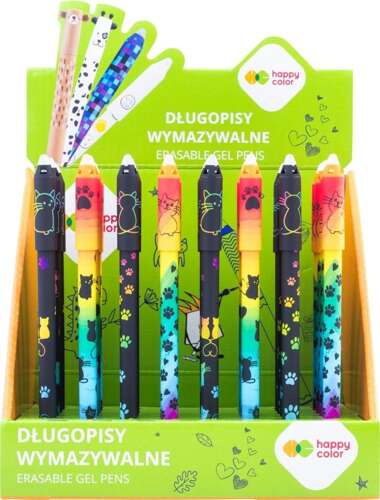 Długopis zmazywalny wymazywalny ścieralny kotki łapki 0,5mm