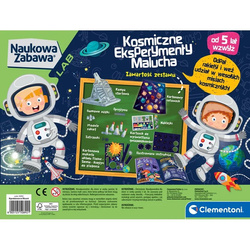 NAUKOWA ZABAWA KOSMICZNE EKSPERYMENTY RAKIETY KOSMOS GWIAZDY CLEMENTONI