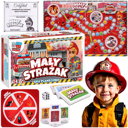 GRA PLANSZOWA RODZINNA EDUKACYJNA MAŁY STRAŻAK WERSJA PODRÓŻNA ARTYK
