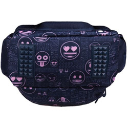 PLECAK SZKOLNY TRZYKOMOROWY EMOJI EMOTKI EMOTIKONY PINK BP-26 ST. MAJEWSKI