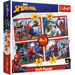 PUZZLE 4W1 W SIECI SPIDERMANA MARVEL UKŁADANKA - 34293 TREFL