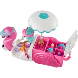 POLLY POCKET FLAMING WÓZEK Z PRZEKĄSKAMI LALECZKA FIGURKA AKCESORIA MATTEL