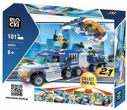KLOCKI BLOCKI MYPOLICE PATROL POLICJA 2W1 KB0656