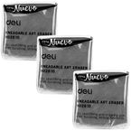 GUMKA CHLEBOWA DO MAZANIA ŚCIERANIA ARTYSTYCZNA SZARA NUEVO DELI - 3 szt.