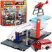 MATCHBOX ACTION DRIVERS SZPITAL HELIKOPTER RATUNKOWY AMBULANS KARETKA AUTO