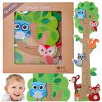 DREWNIANA MIARKA WZROSTU DEKORACYJNA 155CM DO POKOJU DRZEWKO ZWIERZĄTKA