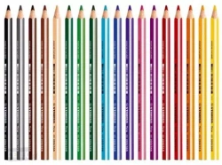 KREDKI STABILO TRIO THICK GRUBE ZEBRUI ETUI 15 SZT