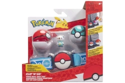 POKEMON CLIP N GO PAS TRENERA Z KLIPSEM OSHAWOTT POKEBALL NETBALL FIGURKA