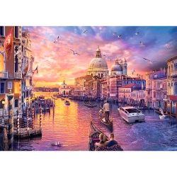 PUZZLE 1000 UROKI WENECJI WENECJA CANAL GRANDE WŁOCHY UKŁADANKA TREFL 10926