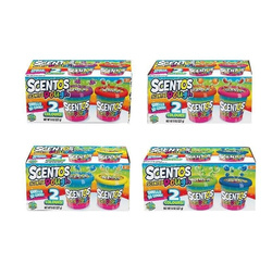 CIASTOLINA PACHNĄCA 2 TUBY KOLORY 226g MASA PLASTYCZNA KREATYWNA SCENTOS