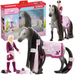 SCHLEICH HORSE CLUB KOŃ KONIK Z WŁOSAMI DO STYLIZACJI SOFIA I DUSTY FIGURKI
