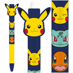 DŁUGOPIS WYMAZYWALNY POKEMON PIKACHU ŚCIERALNY ERGONOMICZNY 0.5mm NIEBIESKI