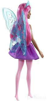 BARBIE LALKA WRÓŹKA DREAMTOPIA FIGURKA RÓŻOWE WŁOSY FWK85 MATTEL
