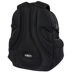 PLECAK SZKOLNY PIÓRNIK WOREK CZARNY ST.RIGHT 3w1 BP-01 ŁAŃCUSZEK PINK K-POP