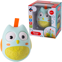 WAŃKA WSTAŃKA KIWACZKA SENSORYCZNA SOWA KIWAJKA MIĘTOWA DLA MALUCHA ASKATO