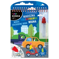KOLOROWANKA WODNA MAGICZNA WIELOKROTNA POJAZDY SAMOCHODY AUTKA KIDEA